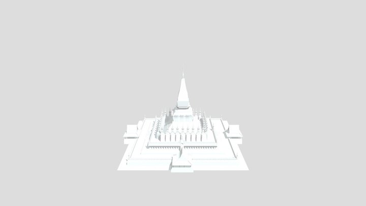 Pha That Luang 3D Model