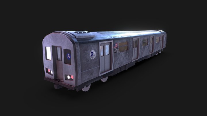 New York City Subway car Type-R142 3D Model