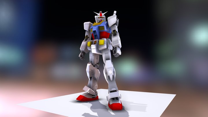 RX 78-2 Gundam 3D Model