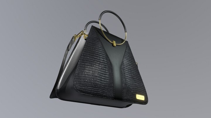 3D Asset Handbag - AR Low Poly Model 3D Model