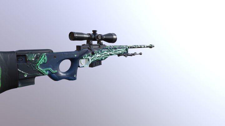 AWP | Deadly Spell 3D Model