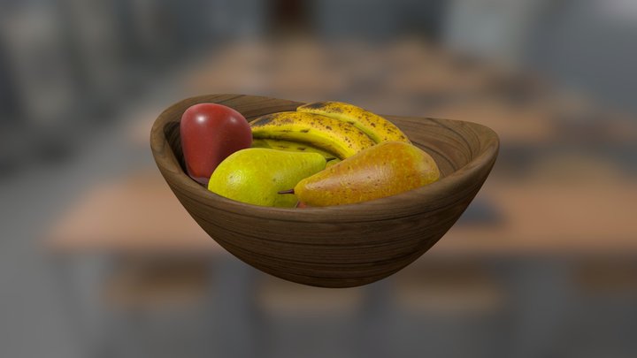 fruit bowl 3D Model
