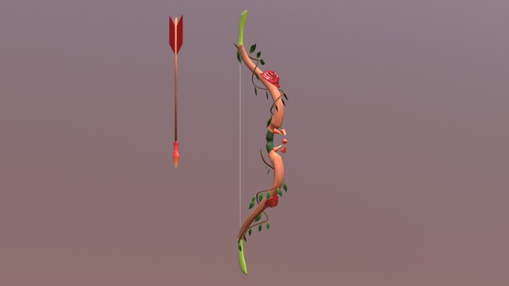 Rose Bow 3D Model