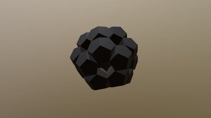Dodecahedron V4 3D Model