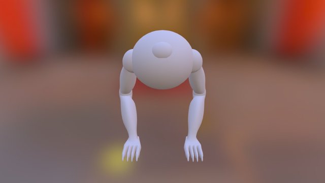 Hipster Monster 0.2 3D Model