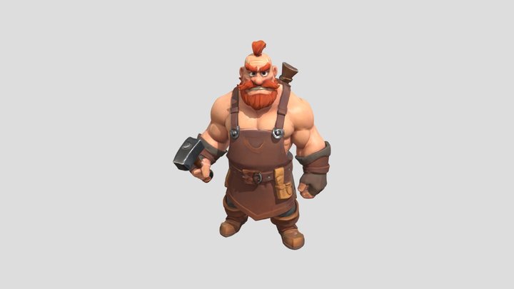 Blacksmith 3D Model