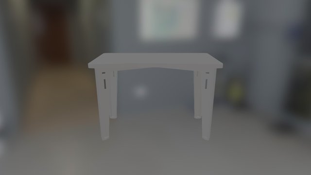 Art Table 3D Model