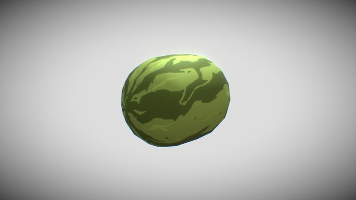 Watermelon 3D Model