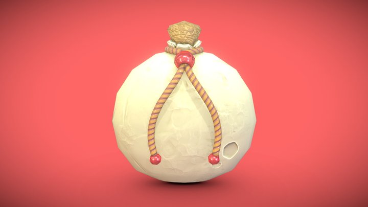 Stylized Bottle 3D Model
