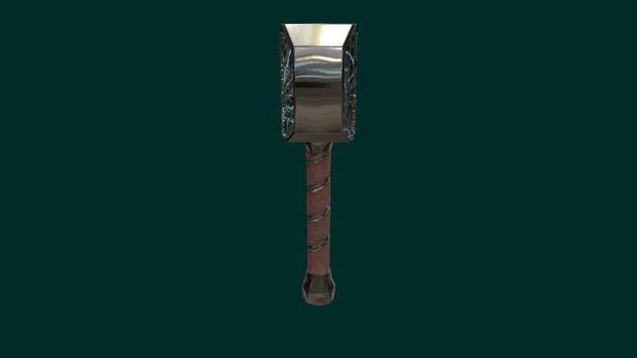 Thor's Hammer 3D Model