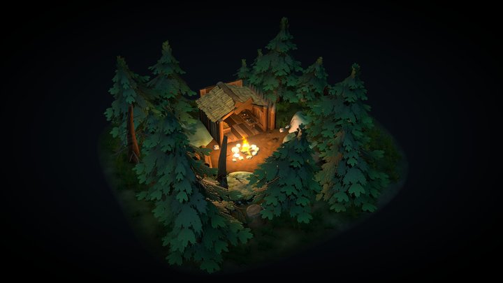 Valheim Black Forest 3D Model