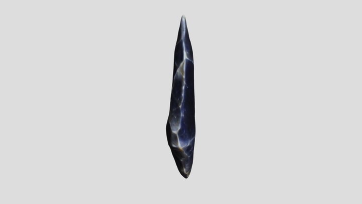 Obsidian Shard 3D Model