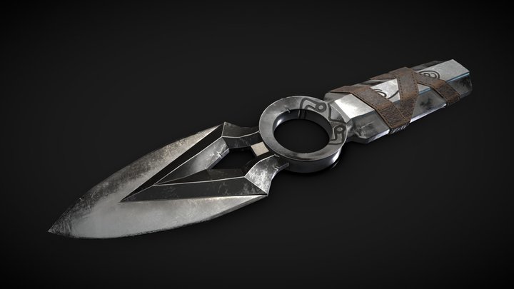 VALORANT - Jett Knife 3D Model