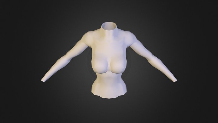 womens_long_sleeve 3D Model
