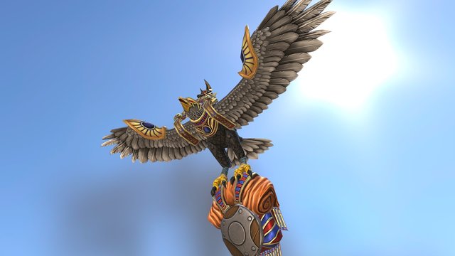 Tomb Guardian - flying - 3D Model