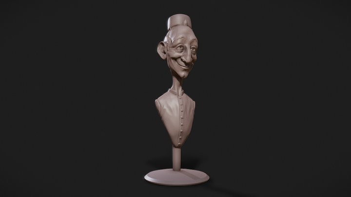 Bellhop statue