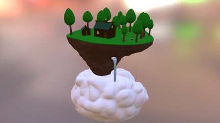 Floating Island1V2 3D Model