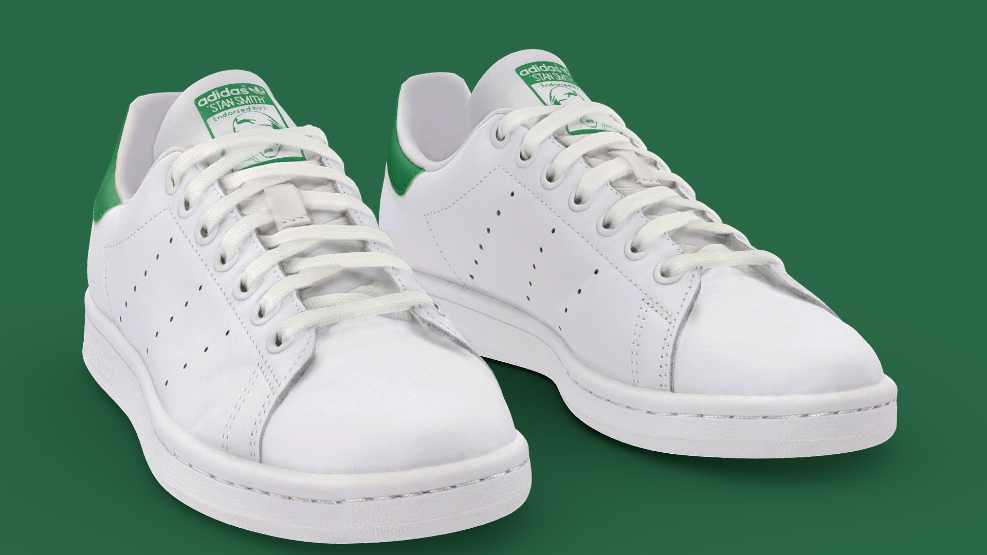Adidas Originals Stan Smith Green 4k texture - Buy Royalty Free 3D model by  Vincent Page (@vincentpage) [5656d78]