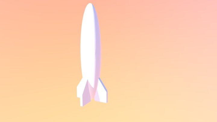 Blimp or rocket 3D Model
