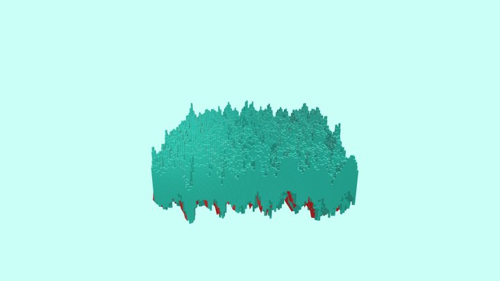 Abstract Cubes 3D Model
