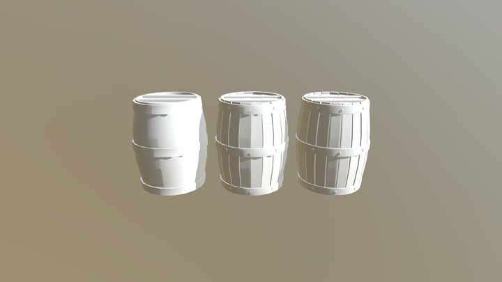 Barrel 3D Model