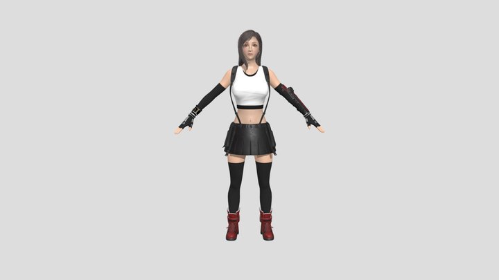 Tifa Lockhart 3D Model