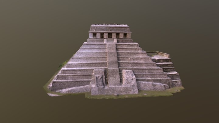 Templo De Las Inscripiones 3D Model