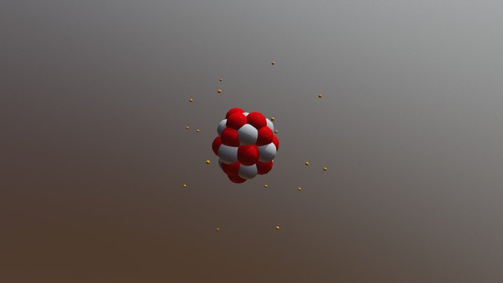 Argon (Ar18) Atomic Model