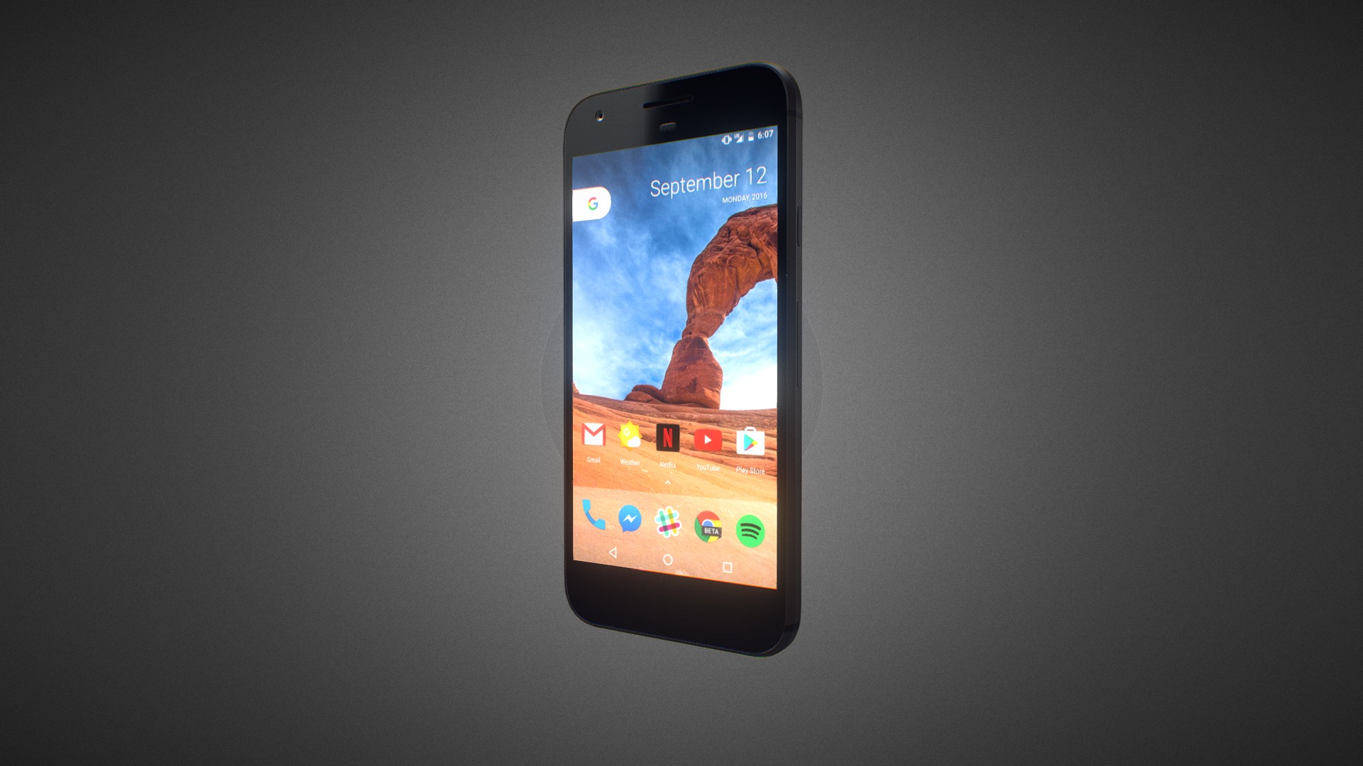 3D model Google Pixel for Element 3D - This is a 3D model of the Google Pixel for Element 3D. The 3D model is about a cell phone with a cracked screen.