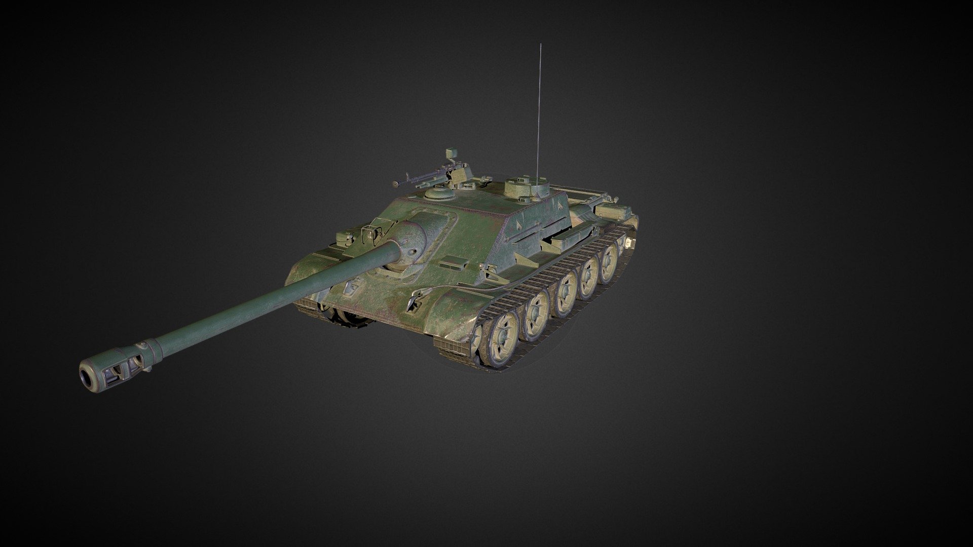 T-34-2g Ft - 3d Model By Degit22 [5659685] - Sketchfab