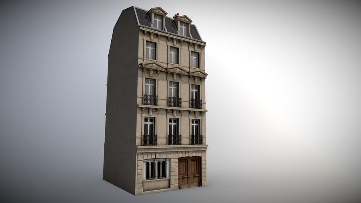 House in Paris 3D Model