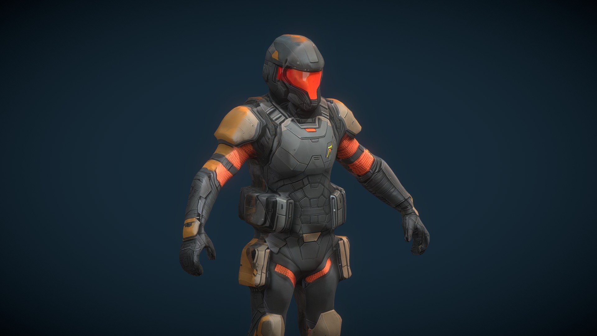 Si-Fi Character №1 - Buy Royalty Free 3D model by IsakovS [5659dfb ...