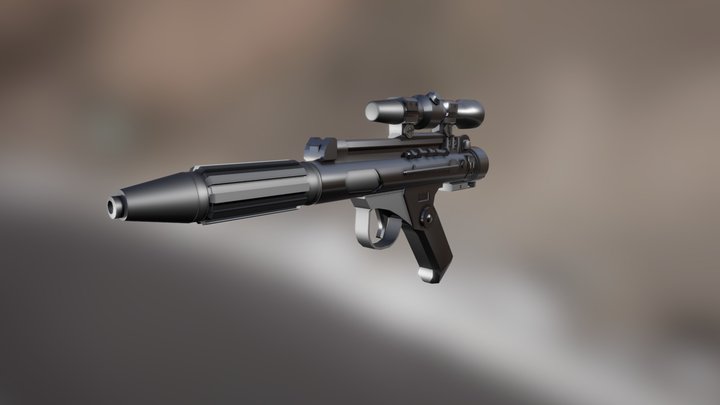 Star Wars - Blaster Pistol 3D Model