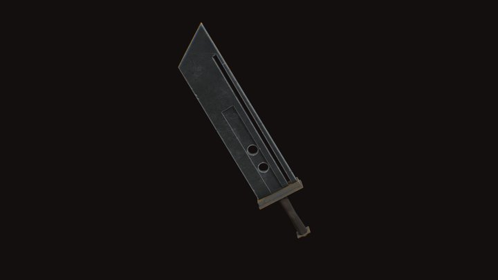 Greatsword Animated 3D Model