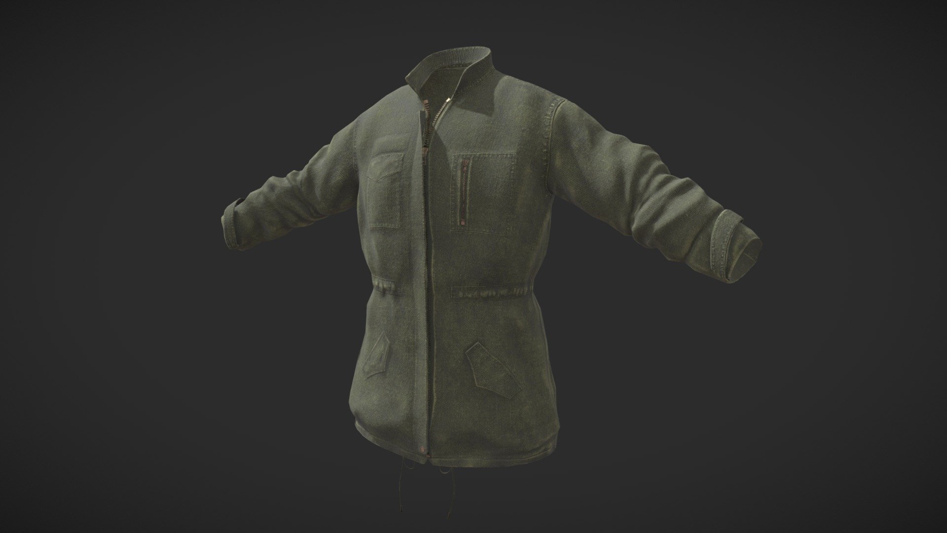 Jacket - 3D model by Vic Judd (@viczillalives) [565b068] - Sketchfab