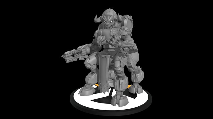 Orisa Overwatch - Bull Demon Orisa Skin 3D Model