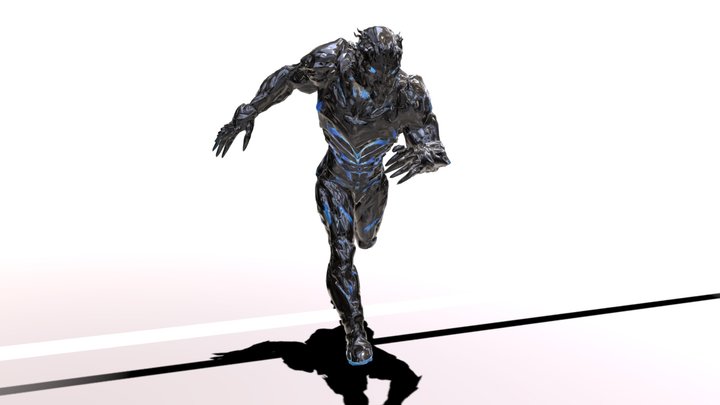 The Flash’s Savitar 3D Model with Animations 3D Model