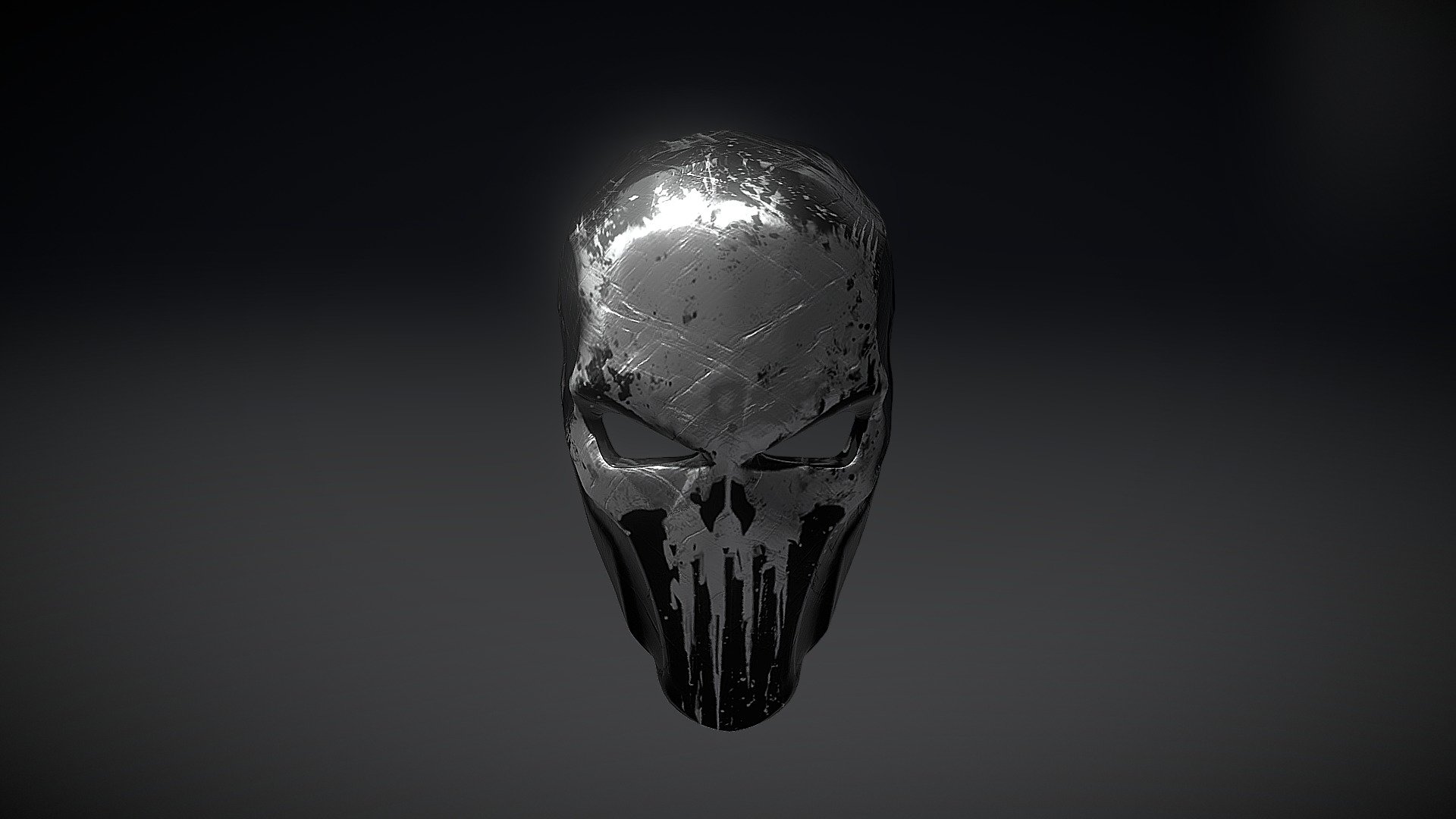 STL file the punisher skull 💀・3D printing design to download・Cults