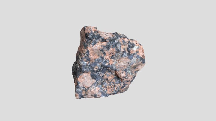 Igneous Rock (Granite) 3D Model