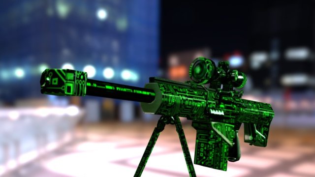 Barret Green Circuit 3D Model