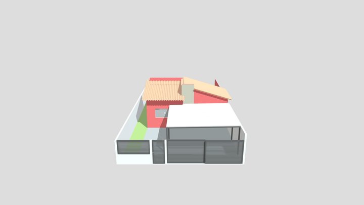 Perspectiva garagem Edimar 3D Model