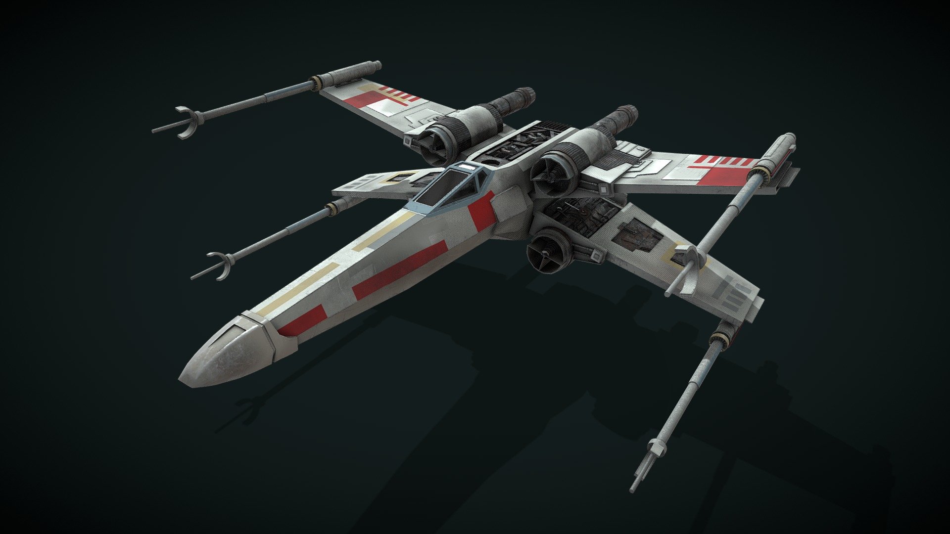 X-Wing - GA - IC 2023 - 3D model by MatiasMyma [565f2c2] - Sketchfab