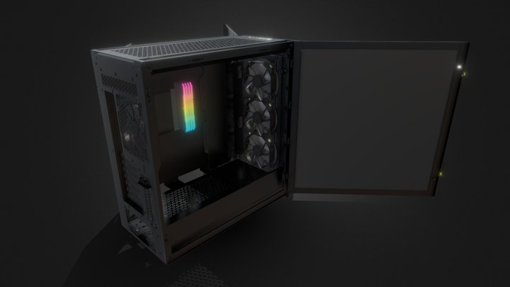 Corsair 5000d Sketchfab V1 008 3D Model