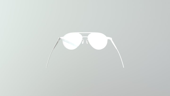 Glasses Red 3D Model