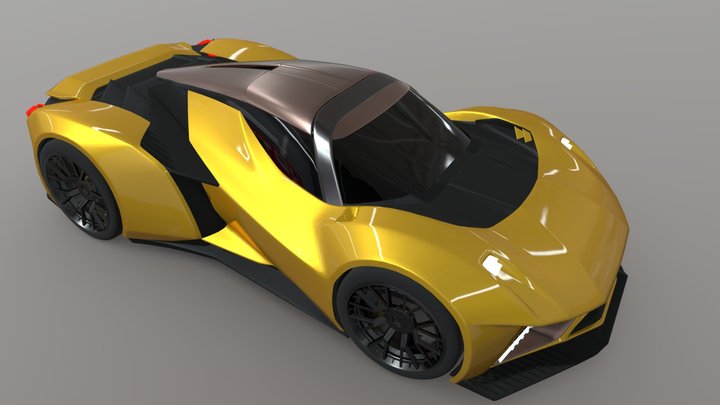 Concept Sport Car 3D Model