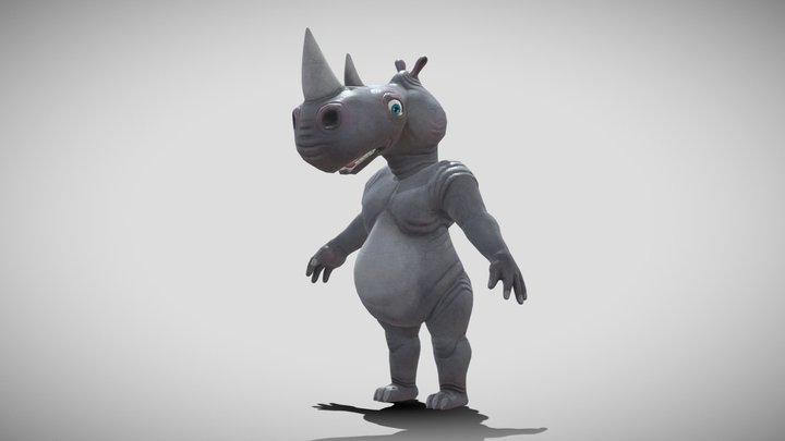 Rhinoceros 3D Model