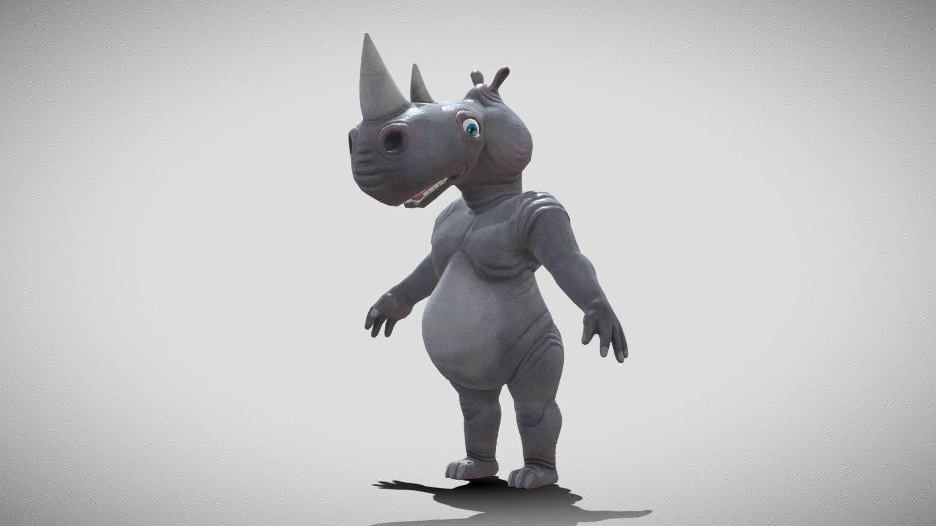 Rhinoceros Buy Royalty Free 3d Model By Victorwai 56608a7