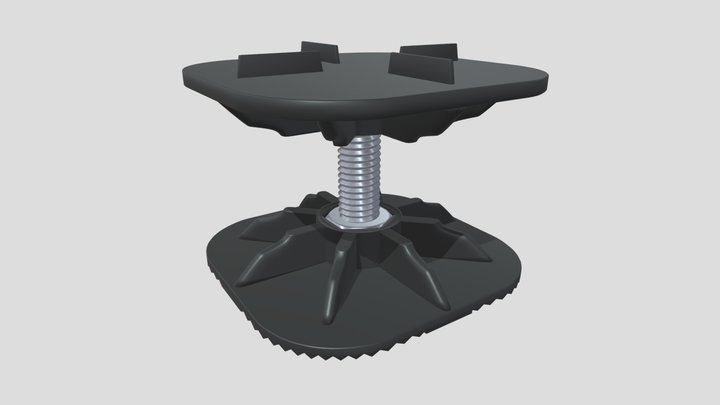 Suporte Ardósia Baixo 3D Model