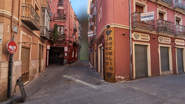 Teruel street scan Calle del Picon 3D Model
