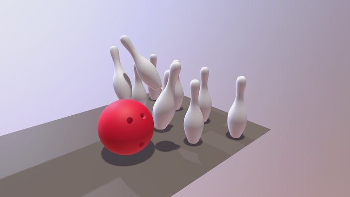 Bowlingscene2 3D Model